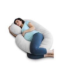 57 inches by 30 inches White pregnancy pillow- c shaped full body pillow for body and maternity and pregnant women White 57 inches by 30 inches